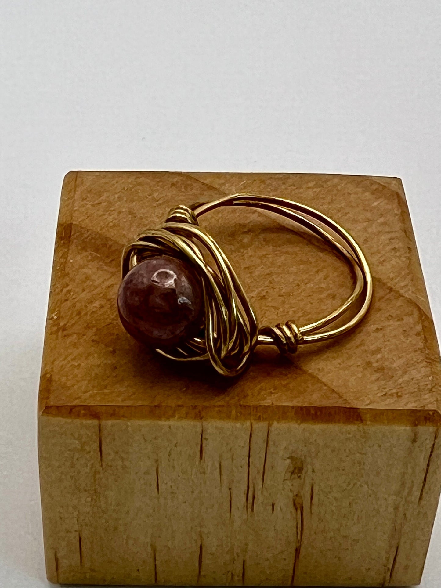 Brass Birds Nest Ring