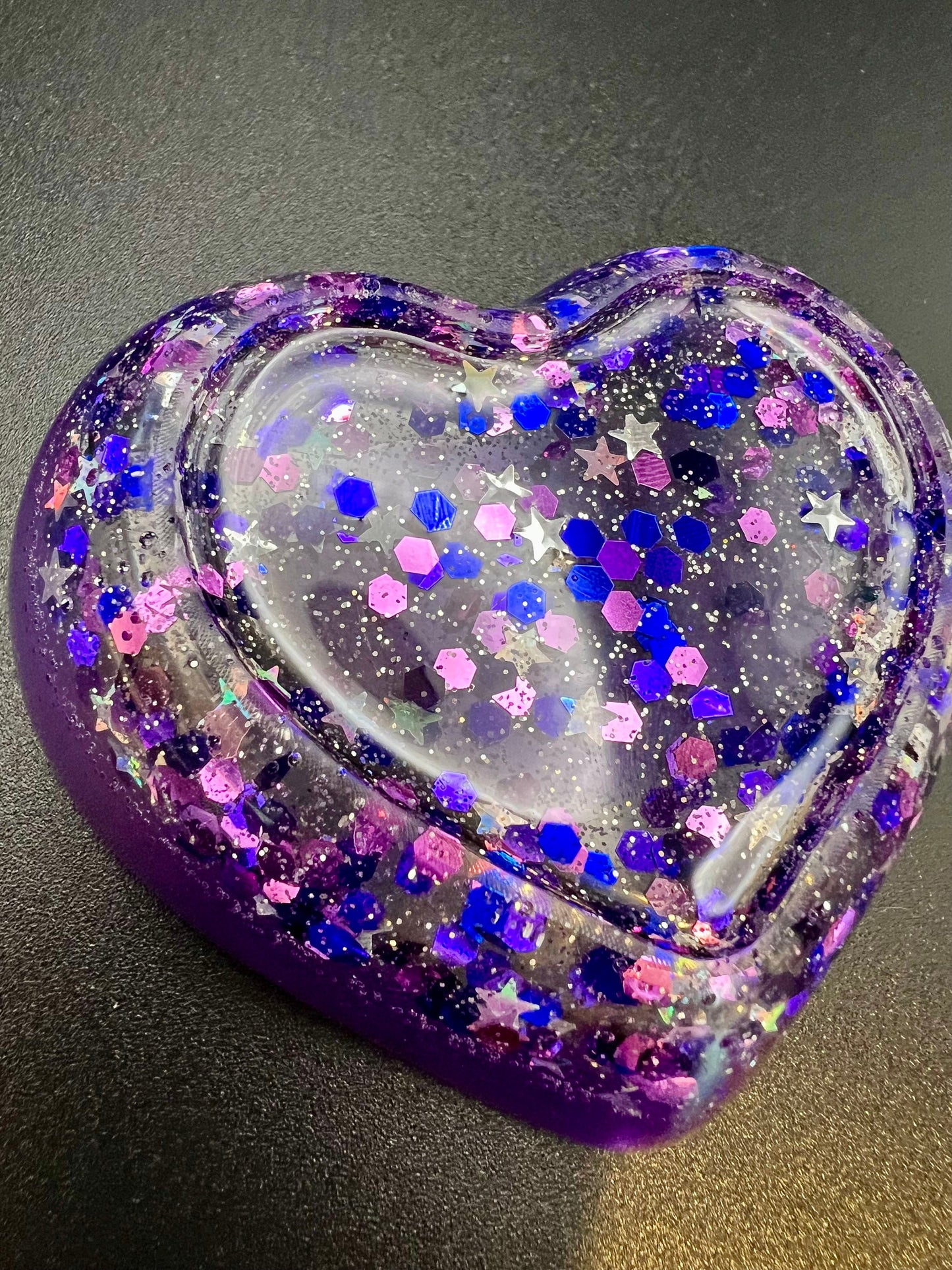 Purple Heart Trinket Tray