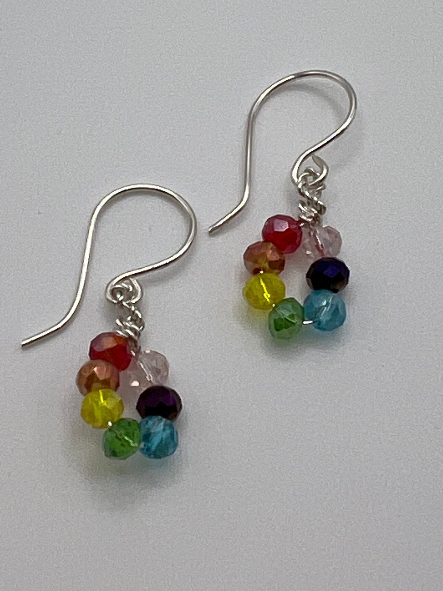 Dainty Rainbow Drop Earrings