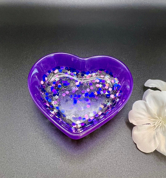 Purple Heart Trinket Tray