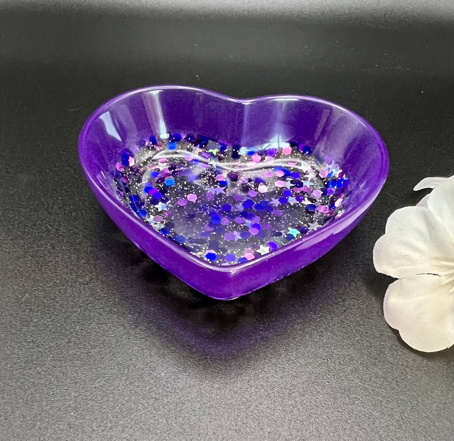 Purple Heart Trinket Tray